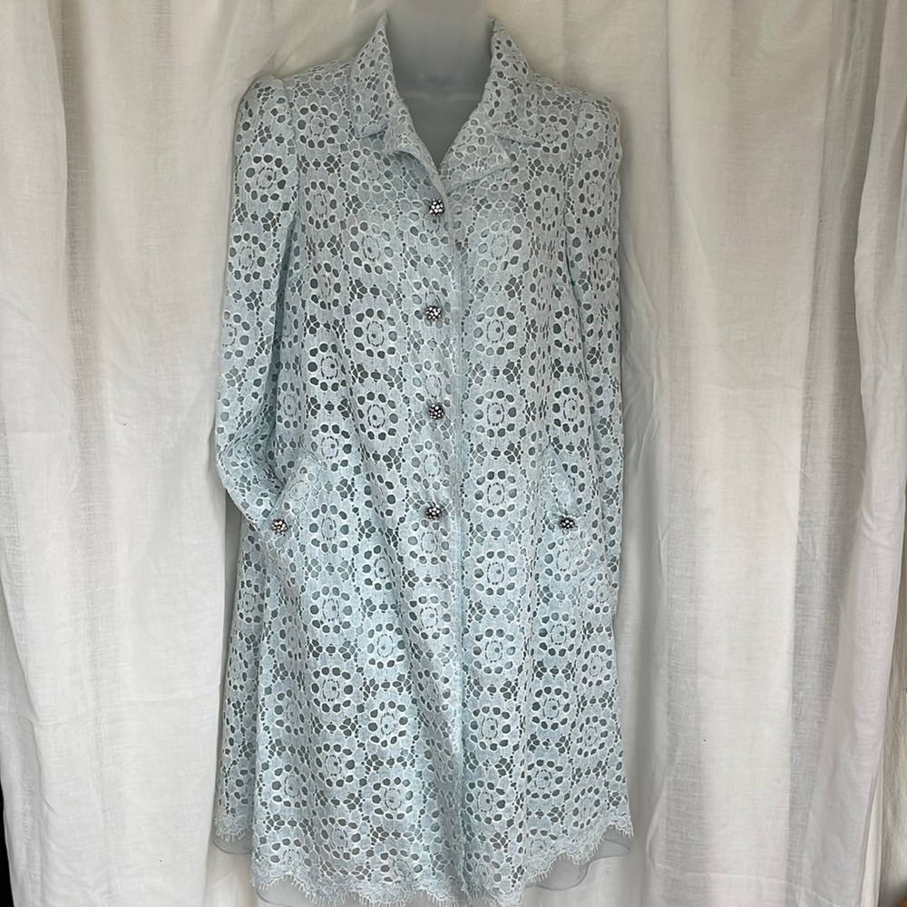 Dolce and Gabbana long lace jacket